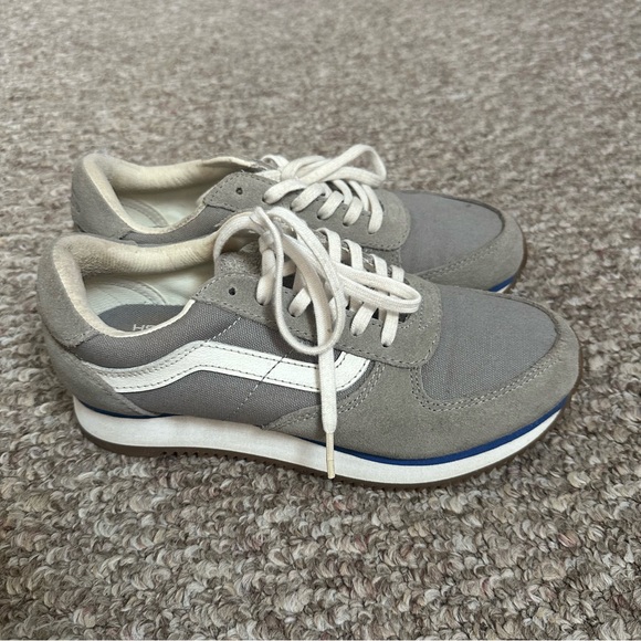 Vans Shoes - Vans Gray and White Women’s Sneakers